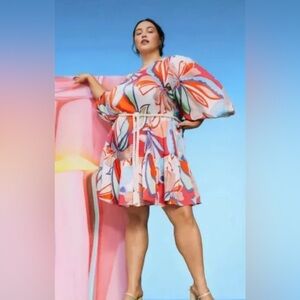 Alexis for Target Long Sleeve Rope Belt Dress